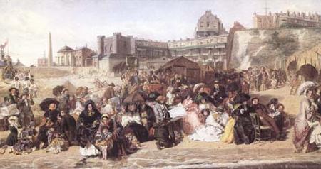 William Powell  Frith Ramsgate Sands 'Life at the Seaside' (mk25) oil painting picture